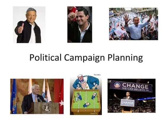 Election Campaign Planning